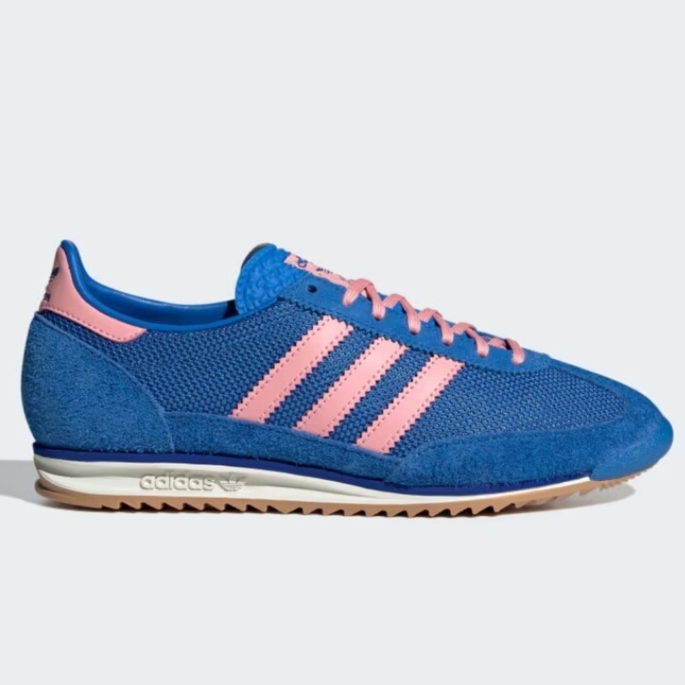 Adidas Originals Blue and Pink Sneakers - Picture 3 of 6